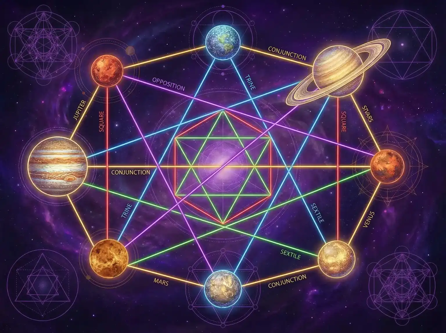 行星相位解读 - 漂亮的保姆观看中文 | 占星学进阶